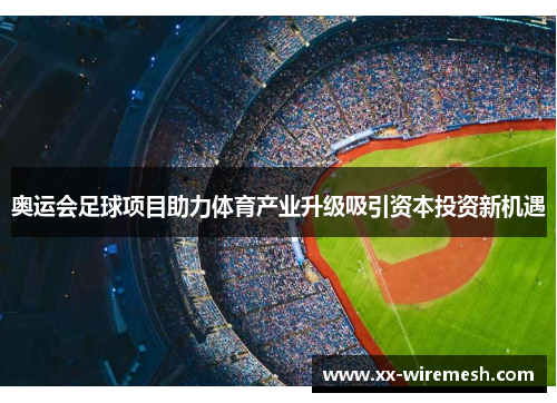 奥运会足球项目助力体育产业升级吸引资本投资新机遇 奥运会足球项目助力体育产业升级吸引资本投资新机遇